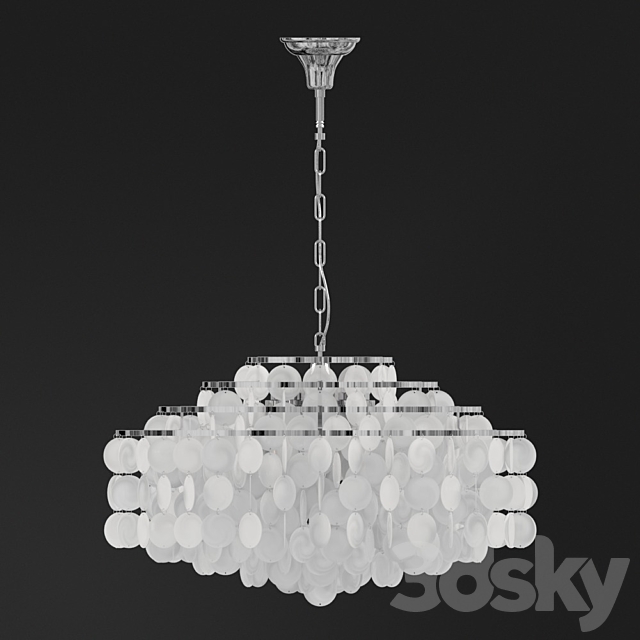 Chandelier with 6 lamps by Terandpet 3DSMax File - thumbnail 2