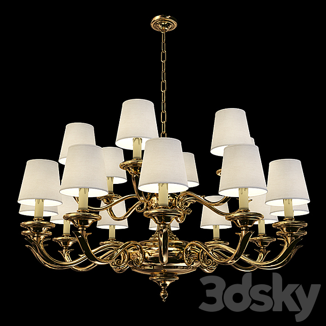 chandelier Zonca (H10505) 3ds Max - thumbnail 1