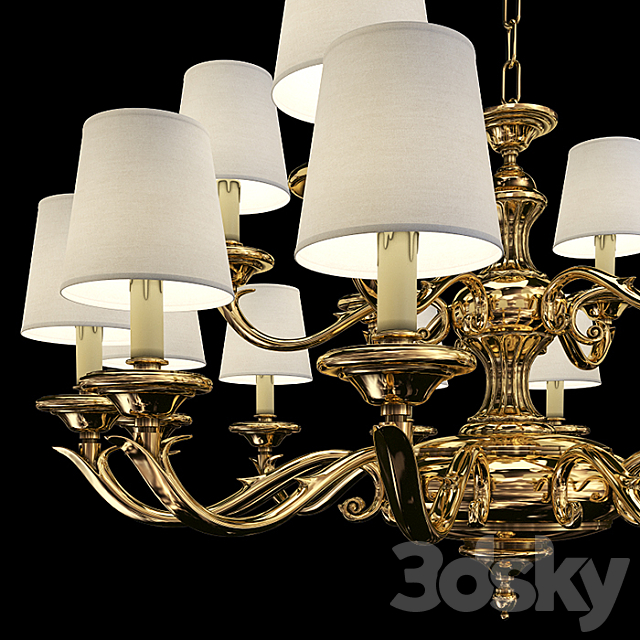 chandelier Zonca (H10505) 3ds Max - thumbnail 3