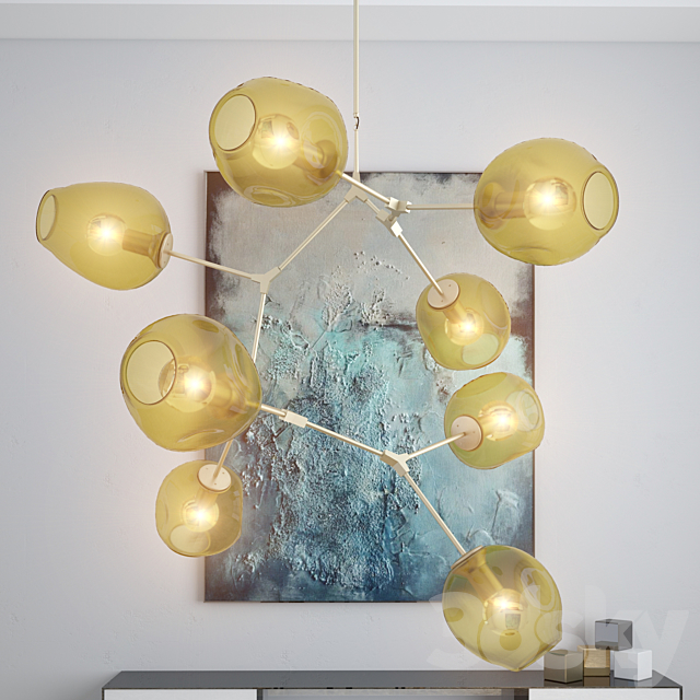 Chandeliers 3DS Max Model - thumbnail 1