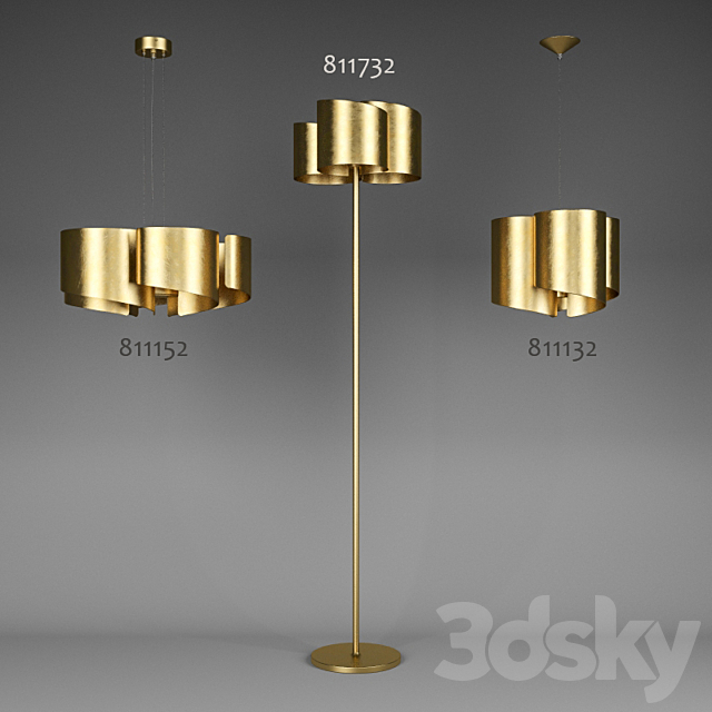 Chandeliers and lamp Pittore lightstar 3DSMax File - thumbnail 1