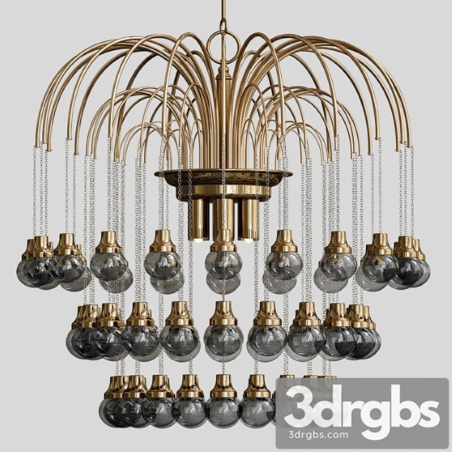 Chandeliers by paolo venini 3dsmax Download - thumbnail 1