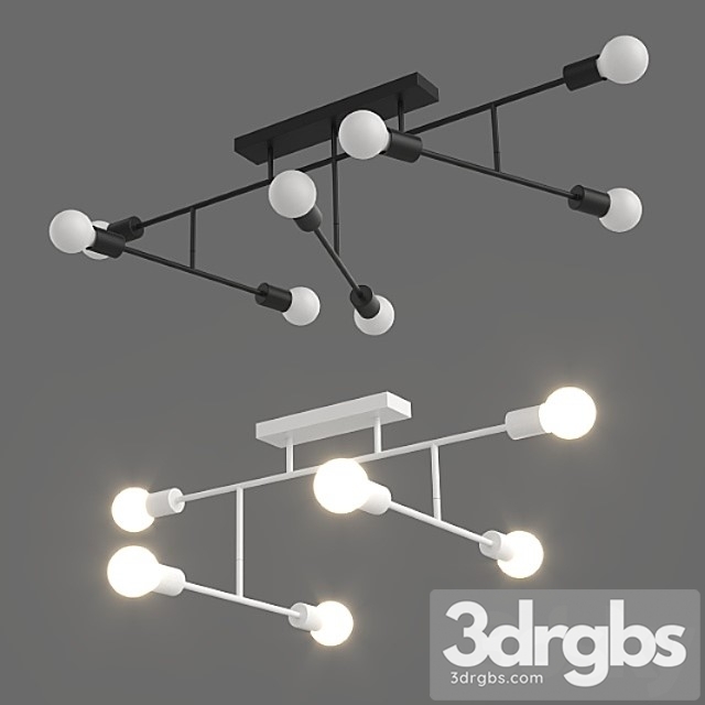 Chandeliers eglo belsiana. 3dsmax Download - thumbnail 1