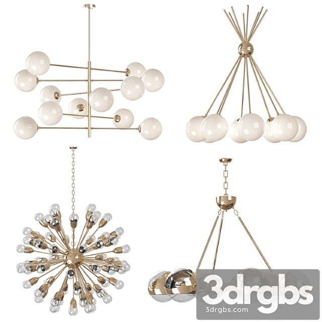 Chandeliers eichholtz 3dsmax Download - thumbnail 1