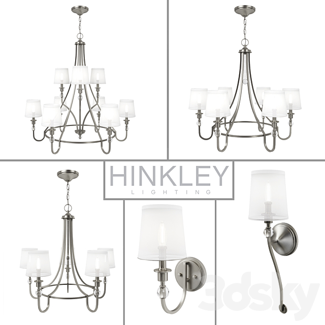 Chandeliers Hinkley seria Morgan 3DSMax File - thumbnail 1