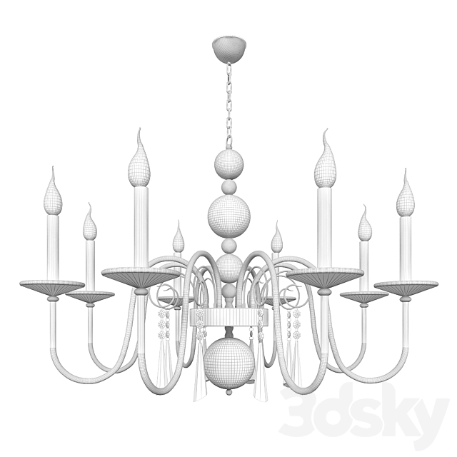 Chandeliers Newport Artic 2016 3DS Max Model - thumbnail 3