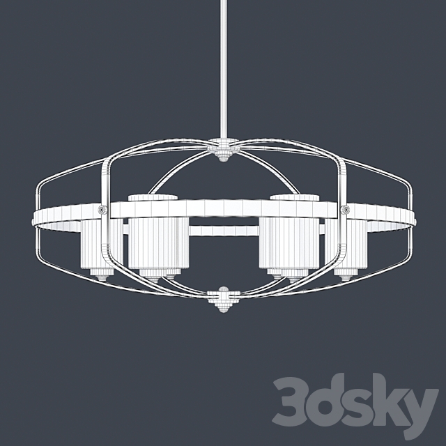 Chandeliers of Kirkland from Savoy House Europe 3DS Max Model - thumbnail 3