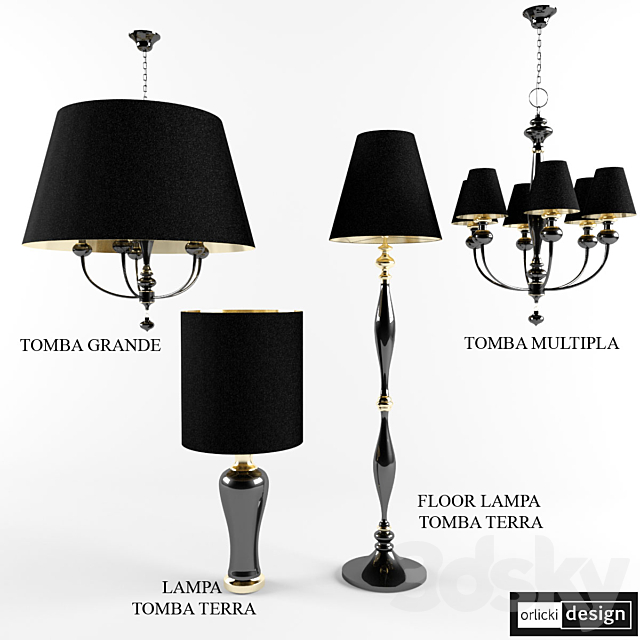 Chandeliers ORLICKI DESIGN TOMBA 3DSMax File - thumbnail 1