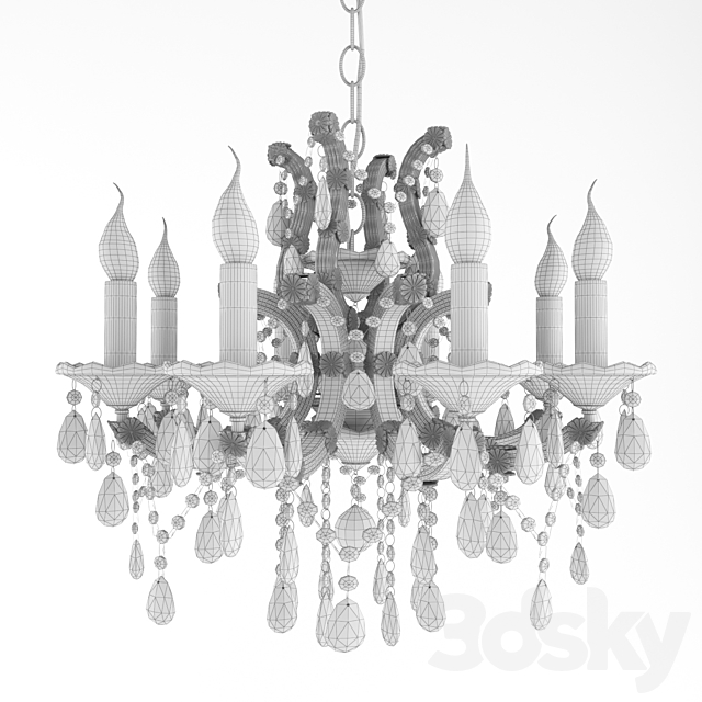 Chandeliers Pendant LIGHTSTAR 879.087 3DSMax File - thumbnail 2