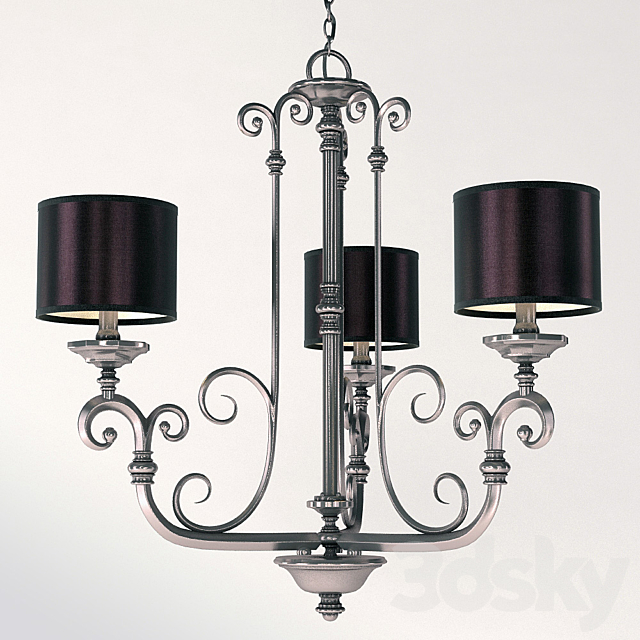 Chandeliers Savoy House a collection Midtown Vogue 3DS Max Model - thumbnail 2