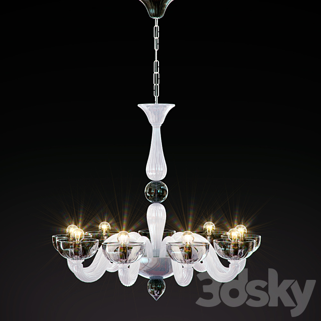 Chandeliers Vetri lamp Color \\ Cristallo 925_6 and 925_8 + 3 3DSMax File - thumbnail 2