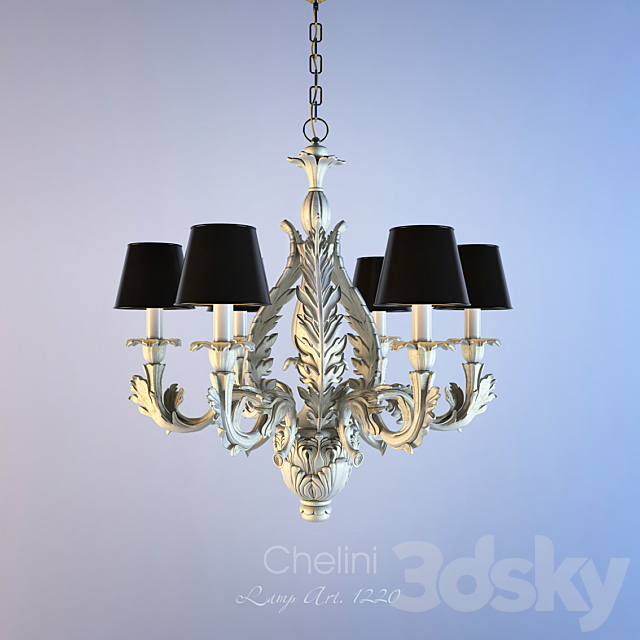 Chelini Lamp Art 1220 3DSMax File - thumbnail 1