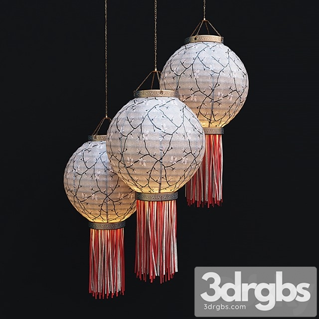 Chinese lantern chinese lantern 2 3dsmax Download - thumbnail 1