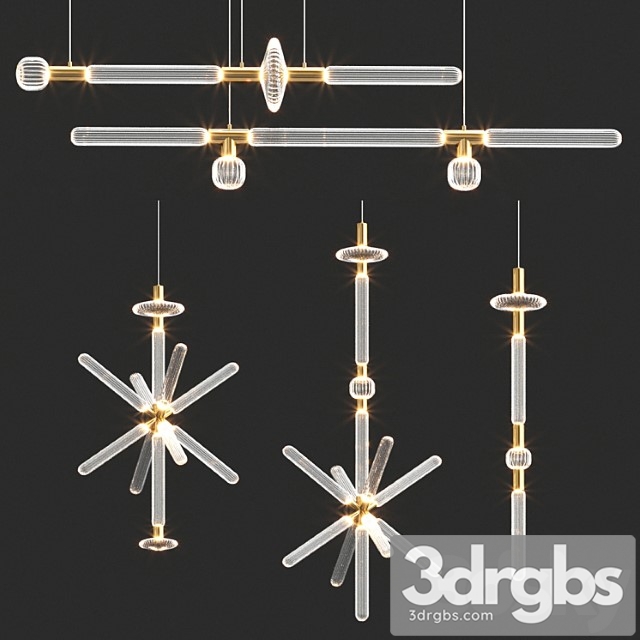 Cipher lasvit collection chandelier - thumbnail 1