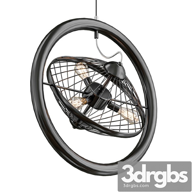 Circle cage with fan design - thumbnail 1