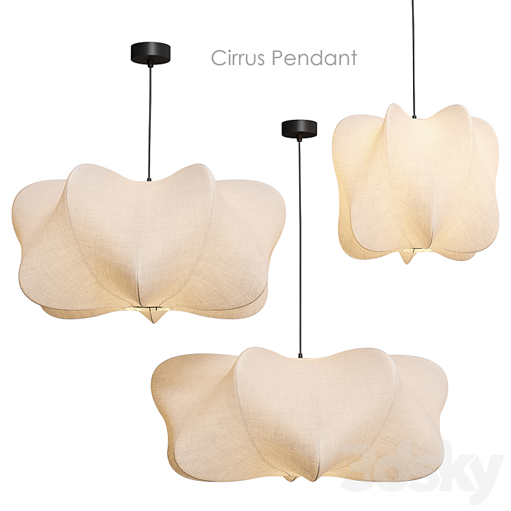 Cirrus Pendant Pendant lamp West Elm 3DS Max Model - thumbnail 1