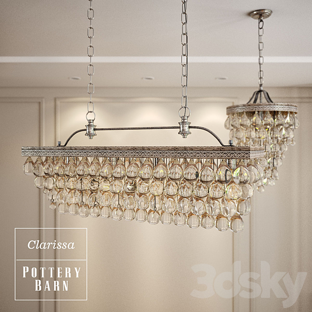 Clarissa by Pottery Barn 3DSMax File - thumbnail 1