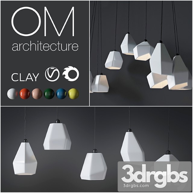 Clay – om architecture lamp 3dsmax Download - thumbnail 1