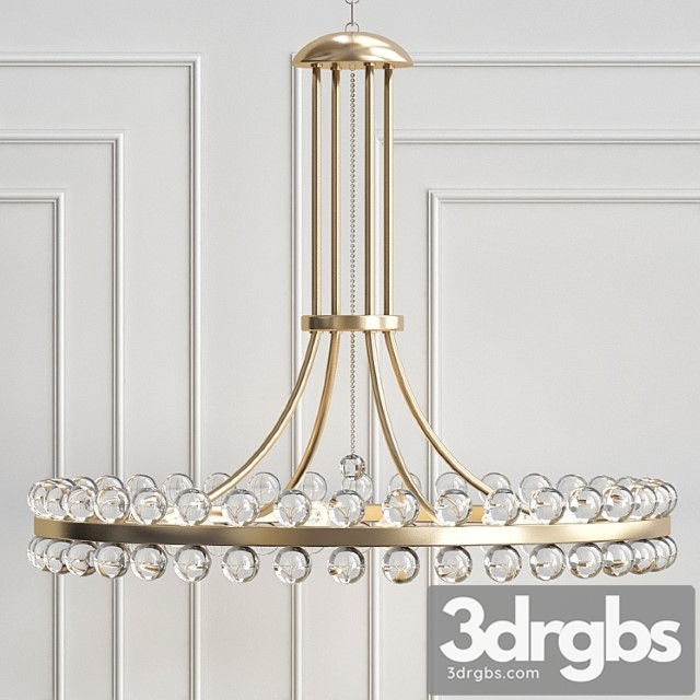 Clover 8-light chandelier 3dsmax Download - thumbnail 1