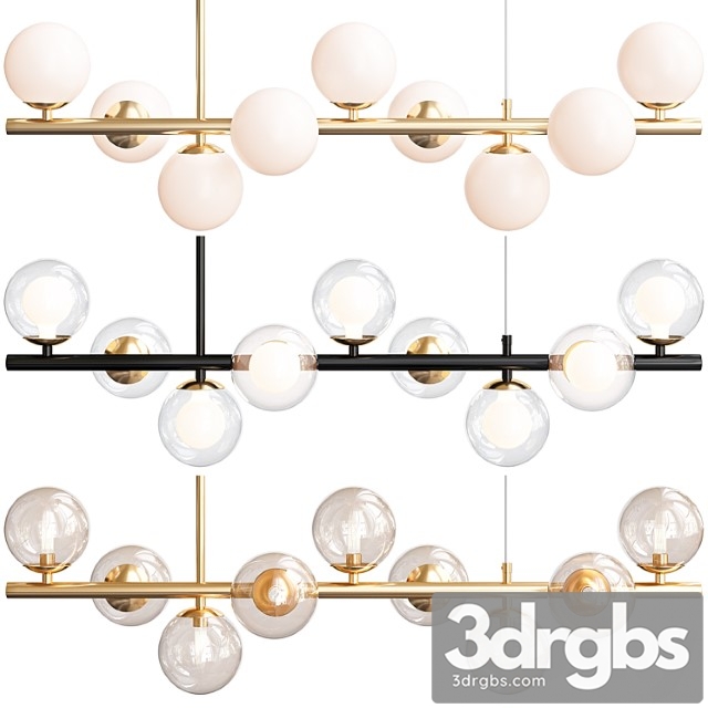 Cluster 9 Lamps 3dsmax Download - thumbnail 1