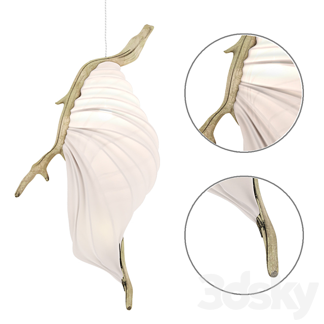 cocoon light 3DS Max Model - thumbnail 2