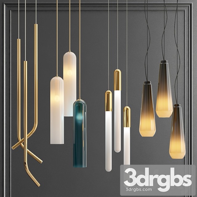 Collection Hanging Lightings 3dsmax Download - thumbnail 1