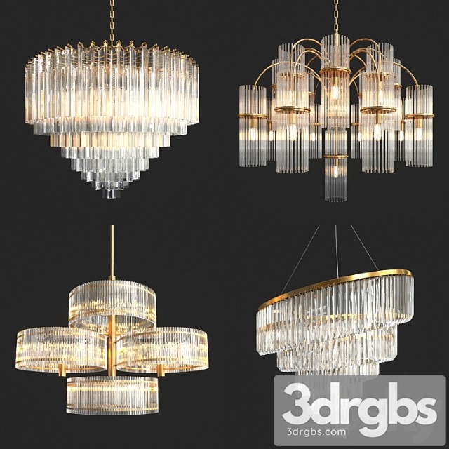 Collection of crystal chandelier 2 - thumbnail 1