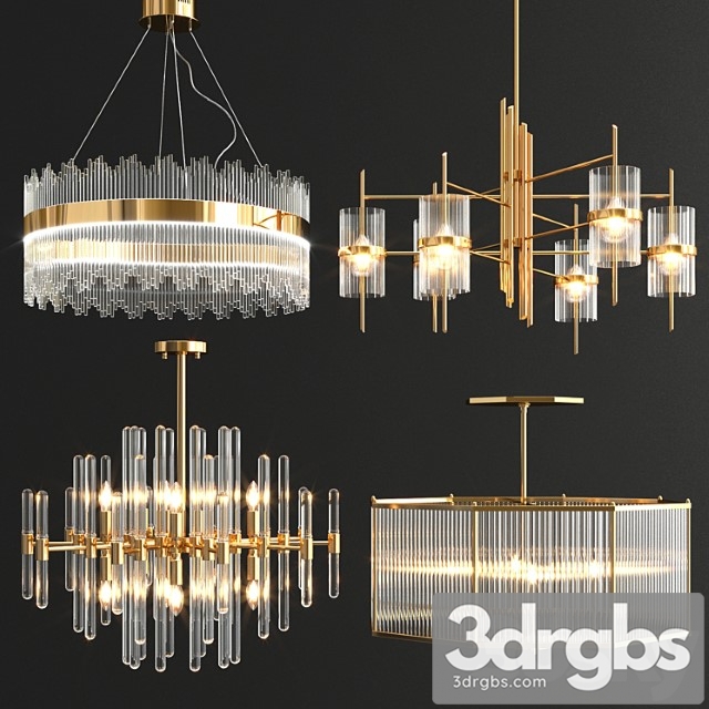 Collection of modern chandeliers - thumbnail 1