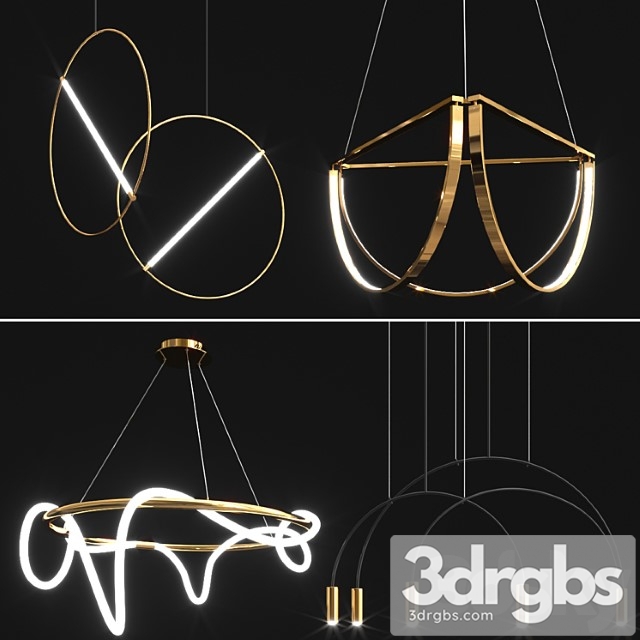 Collection of new minimalist chandelier 6 - thumbnail 1