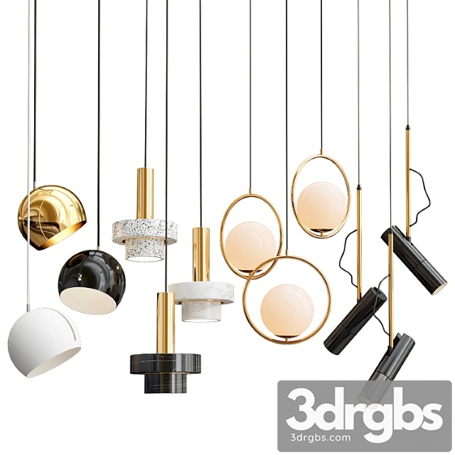 Collection Pendants 3dsmax Download - thumbnail 1