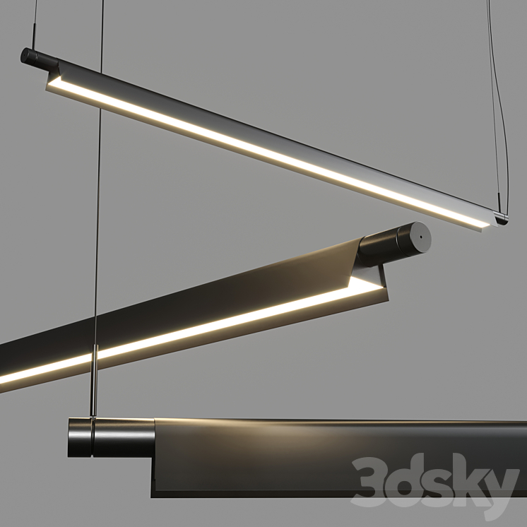 Compendium D81BW hanglamp Luceplan 3DS Max Model - thumbnail 1