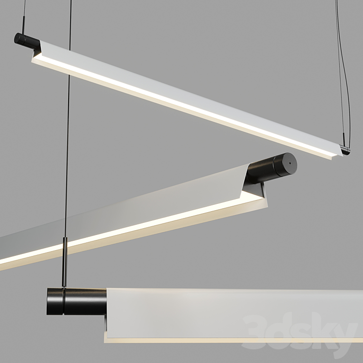 Compendium D81BW hanglamp Luceplan 3DS Max Model - thumbnail 2