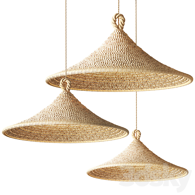 Cone Pendant Lamp 3ds Max - thumbnail 1