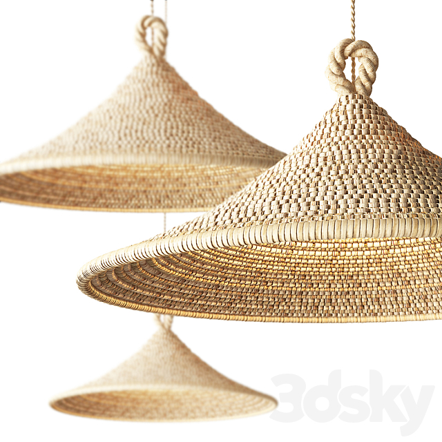 Cone Pendant Lamp 3ds Max - thumbnail 2