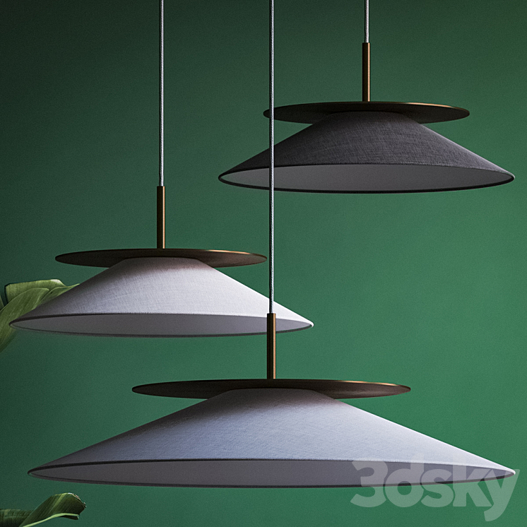 Contardi Lighting Asia So Pendant Lamps 3DS Max Model - thumbnail 2