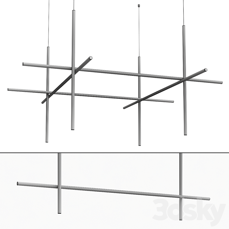 Coordinates C2 and S4 3DS Max Model - thumbnail 2