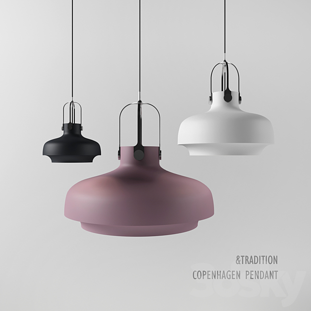 Copenhagen pendant Pendant. Chandelier 3DSMax File - thumbnail 1