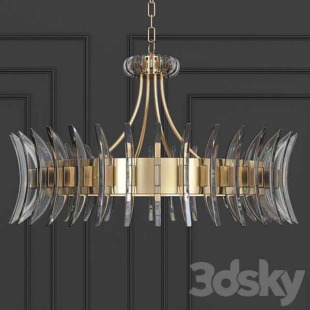 Coquette chandelier 3DSMax File - thumbnail 1