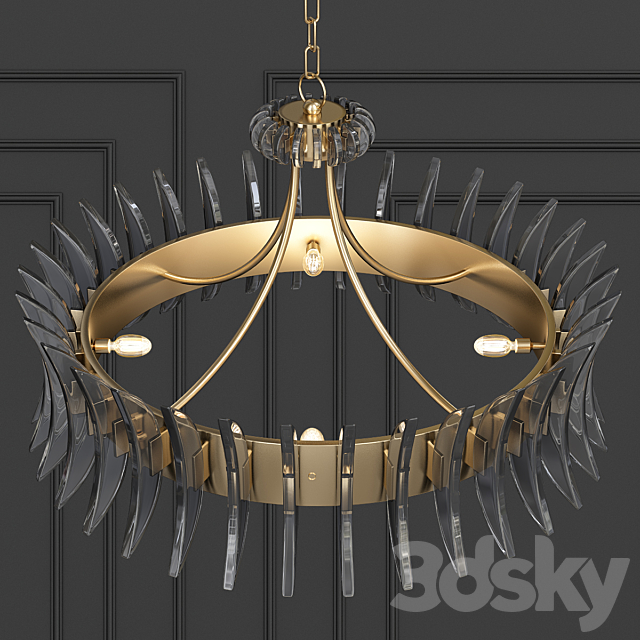 Coquette chandelier 3DSMax File - thumbnail 2