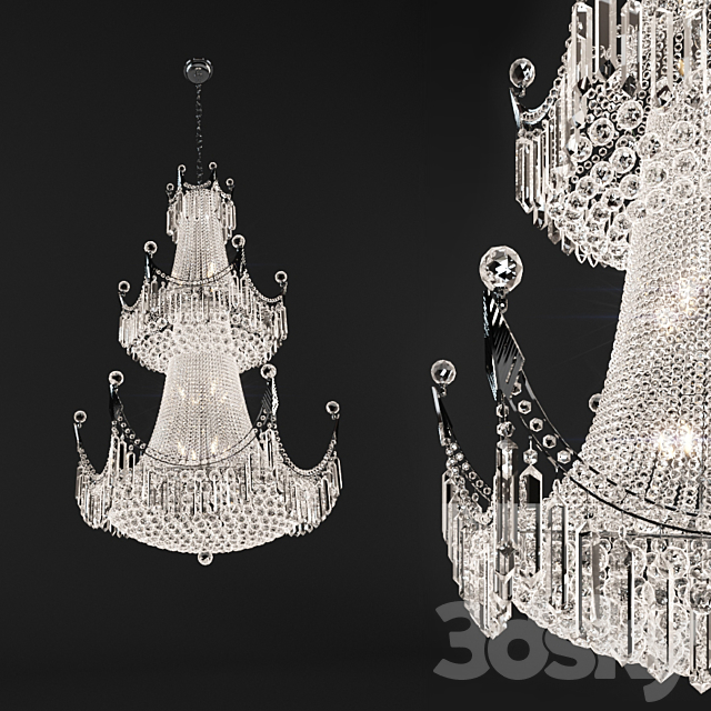 Corona Colection Chandelier 8949G36C 3ds Max - thumbnail 1