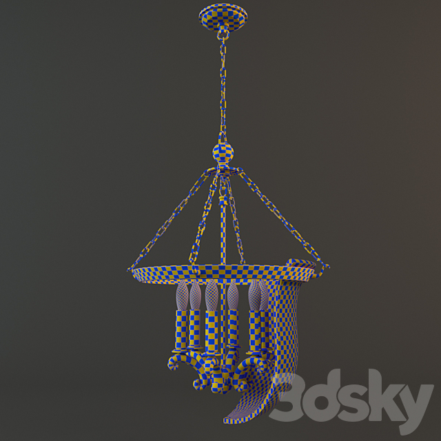 Country Bell Jar Lantern 3DSMax File - thumbnail 2