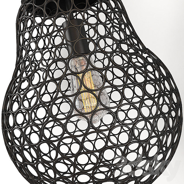 Country Loft pendant lamp 3DS Max Model - thumbnail 3