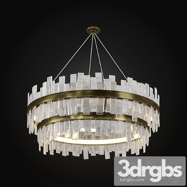 Coupdetat Aquitaine Chandelier Two Tier 3dsmax Download - thumbnail 1