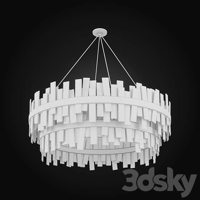 COUPDETAT Aquitaine Chandelier Two Tier 3DSMax File - thumbnail 2