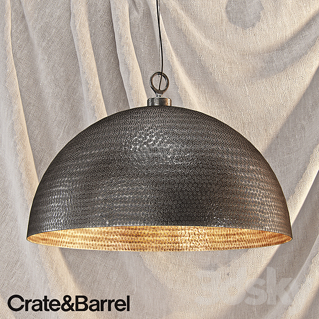 crate & barrel rodan pendant light 3DSMax File - thumbnail 2