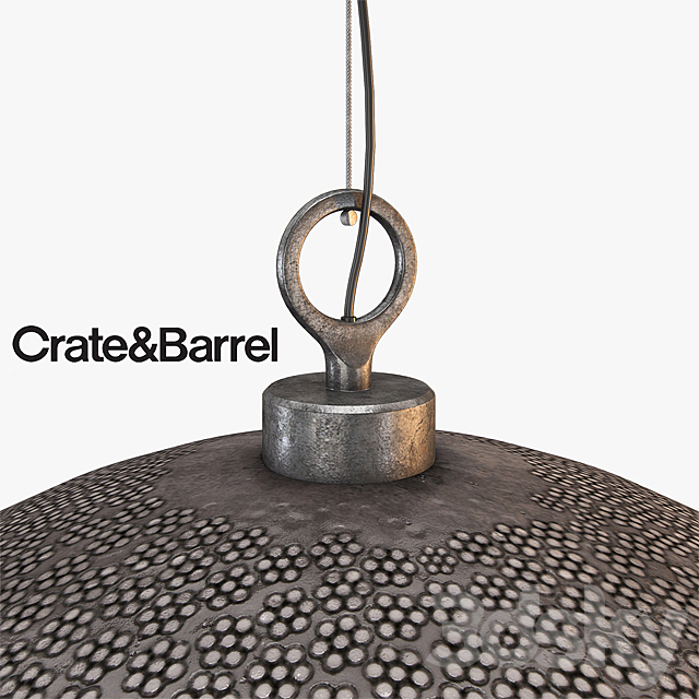 crate & barrel rodan pendant light 3DSMax File - thumbnail 3