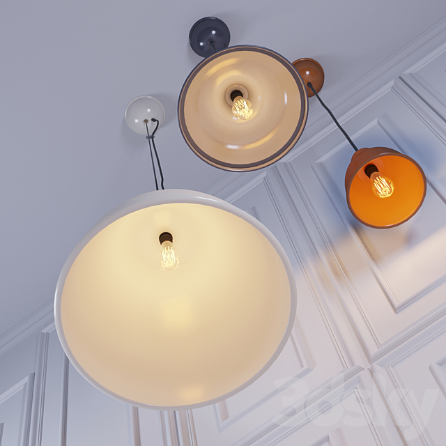 Creative Home Lamps retro 3DS Max Model - thumbnail 2