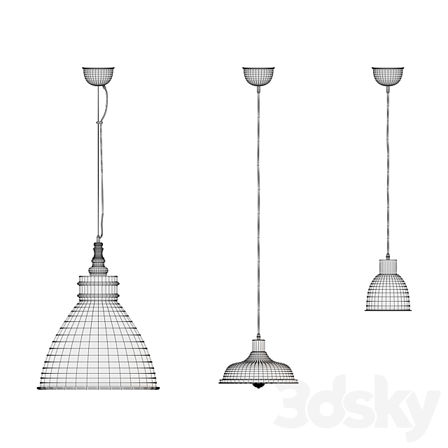 Creative Home Lamps retro 3DS Max Model - thumbnail 3