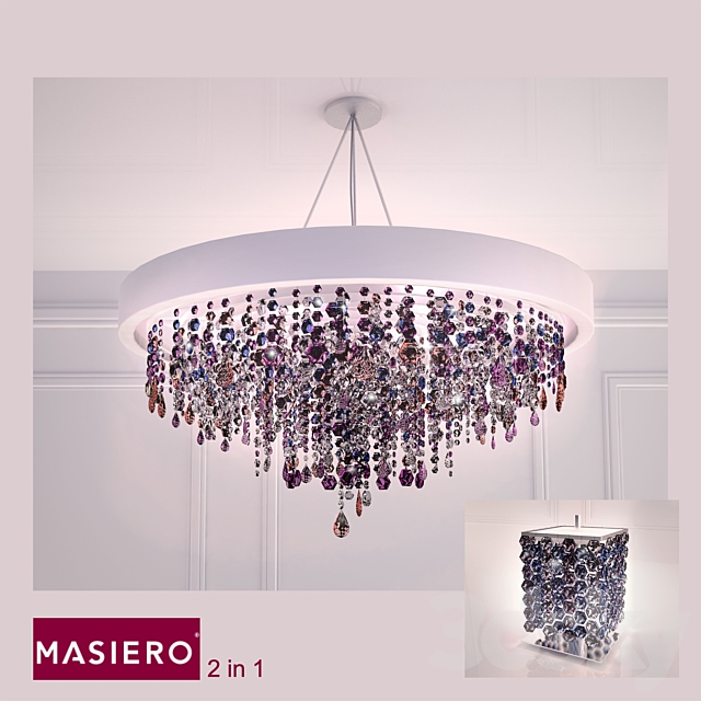 Crystal chandelier Masiero 3DSMax File - thumbnail 1