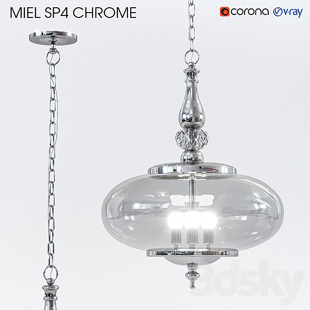 Crystal lux MIEL SP4 CHROME 3DSMax File - thumbnail 1